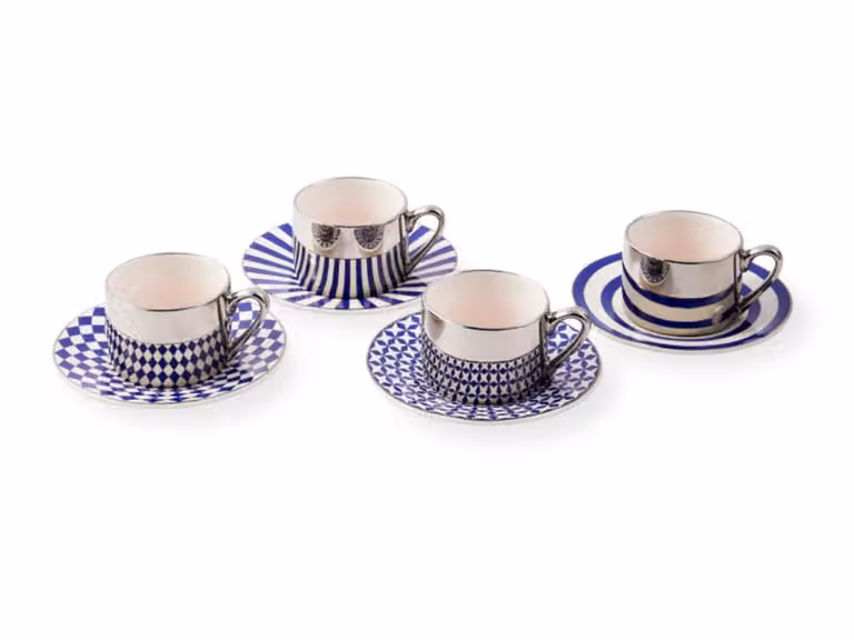 Aunty Tazze da Caffè Espresso - Set da 4