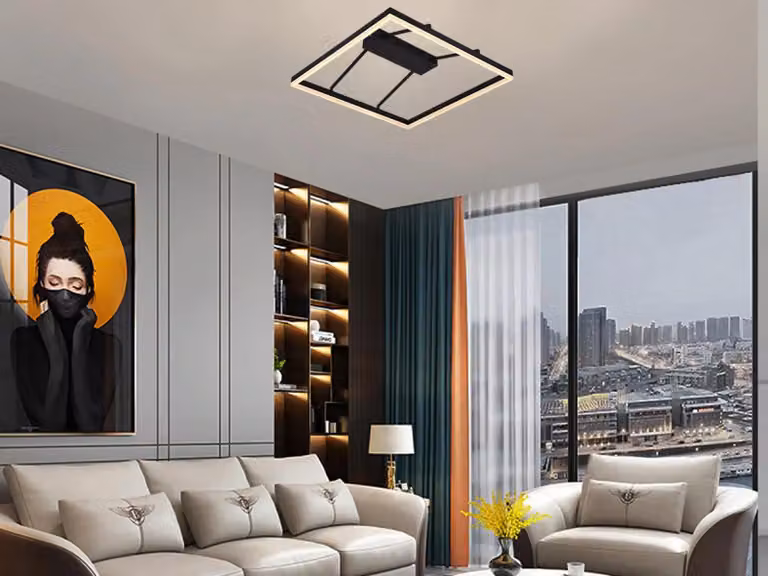 Lampada a LED con telecomando, 55W - J1348/B