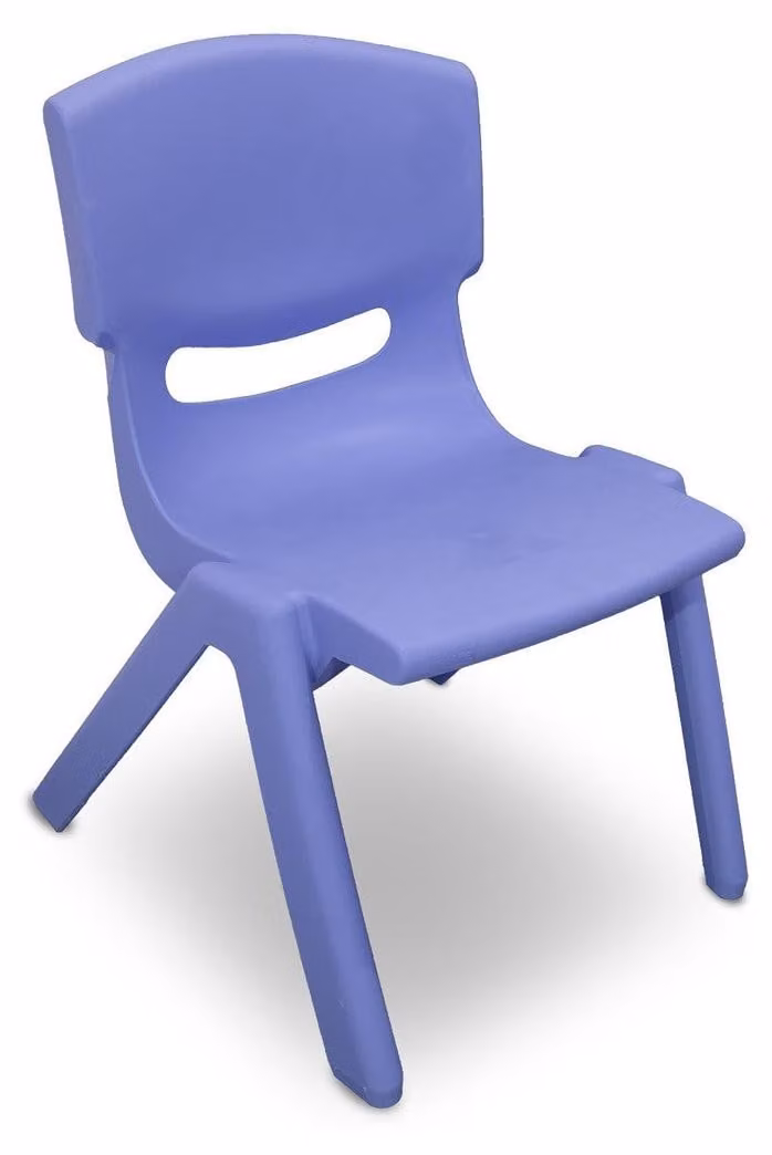 Sedia da Giardino per Bambini 26x30x50 cm in Plastica Blu
