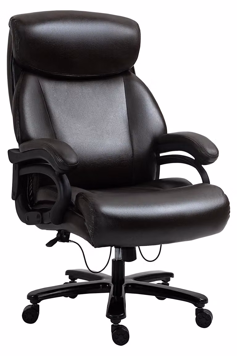 Sedia da ufficio - Sedia per ufficio - Sedia da lavoro - Sedia da studio - Rivestimento in ecopelle - Altezza regolabile