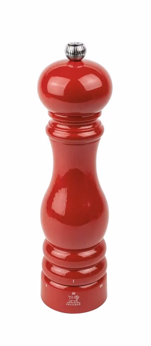 Macina pepe in legno rosso, H 22cm