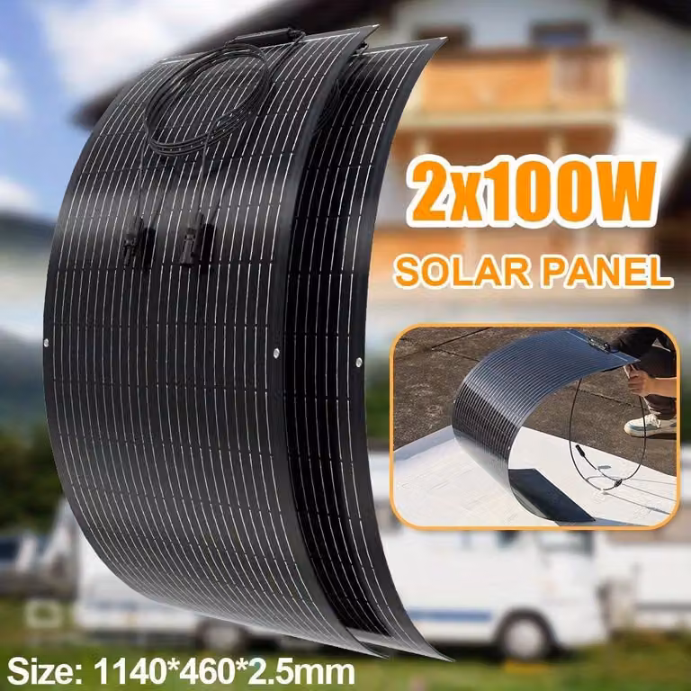 Pannelli solari - Pannello solare - Pannello per l'energia solare - Pannello solare flessibile - Pannello monocristallino
