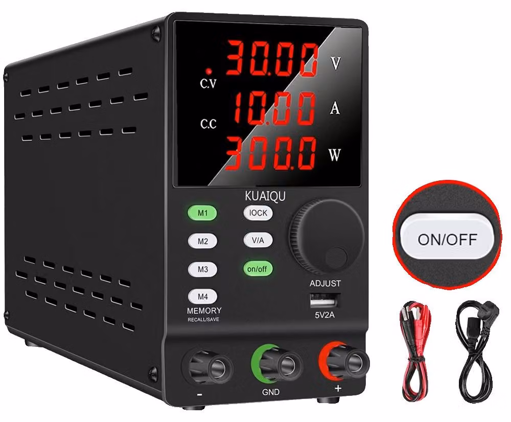 Alimentatore CC, memoria programmabile, regolazione della tensione regolabile, SPPS30V10A