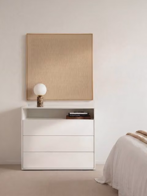 Cassettiera Hegas bianca Kenay Home
