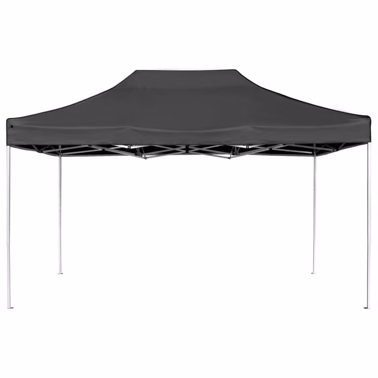 vidaXL Tenda professionale per feste pieghevole in alluminio 4,5x3 m antracite