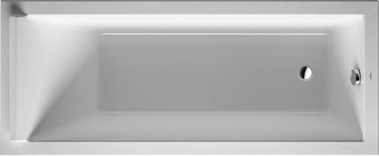 Duravit Starck Baignoires rectangulaires, à encastrer, 1 pente de dossier, 1700x700mm, blanc, 700334000000000, 700334000000000