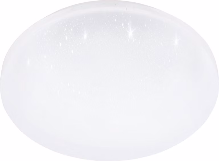 Lampada a soffitto LED EGLO Frania-IP, plafoniera per bagno con effetto cristallo, lampada da soffitto, luce calda, neutra o fredda, grado di protezione IP44, diametro 31 cm
