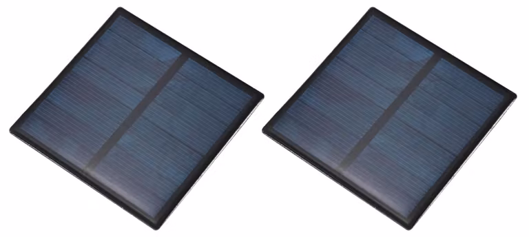 Mini pannello solare, 4 V, 0,4 W, 0,1 A - confezione da 2 pezzi