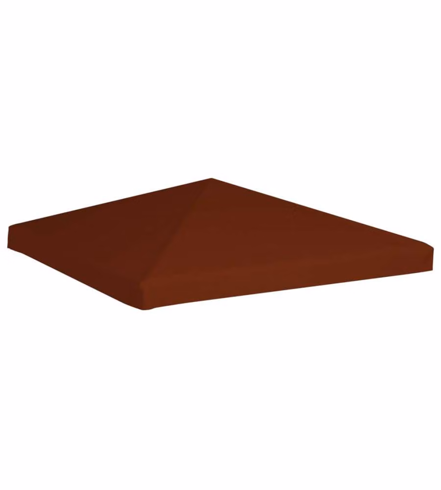 Copertura Superiore Gazebo 310g/m² 3x3 m Terracotta