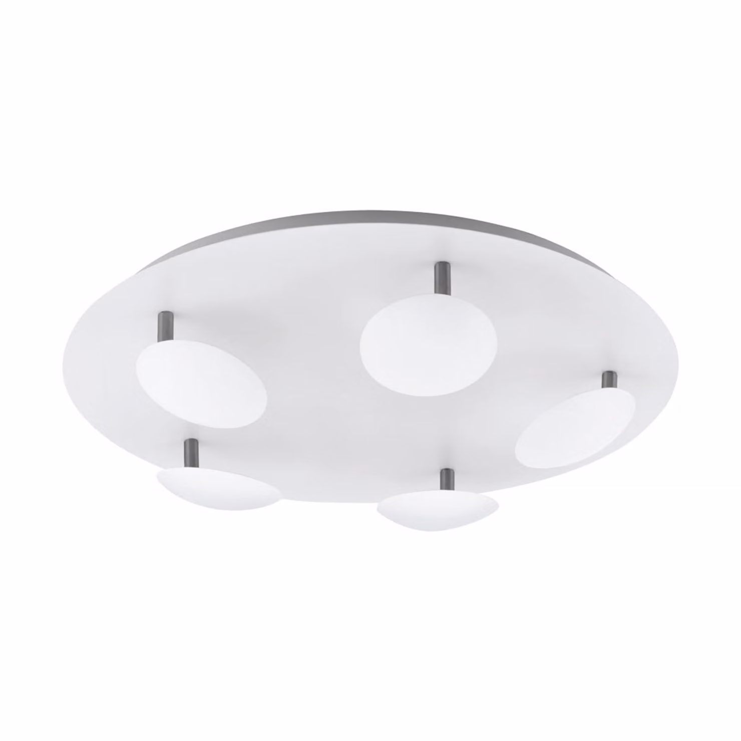 EGLO 97648 CERTINO Plafoniera LED nichel opaco 5x4,5W 3000K bianco caldo