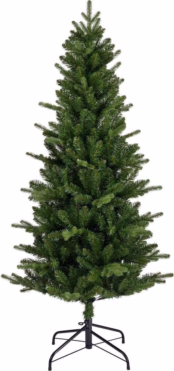 Abete artificiale - verde - plastica - aspetto aghi veri