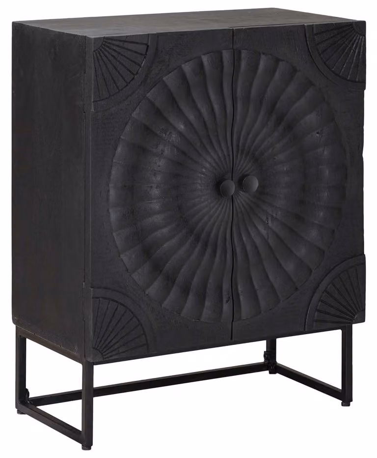 Credenza Nero 55 x 30 x 70 cm