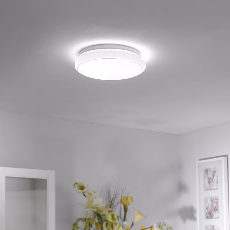 Plafoniera LED, dimmerabile, telecomando, app, P 35 cm