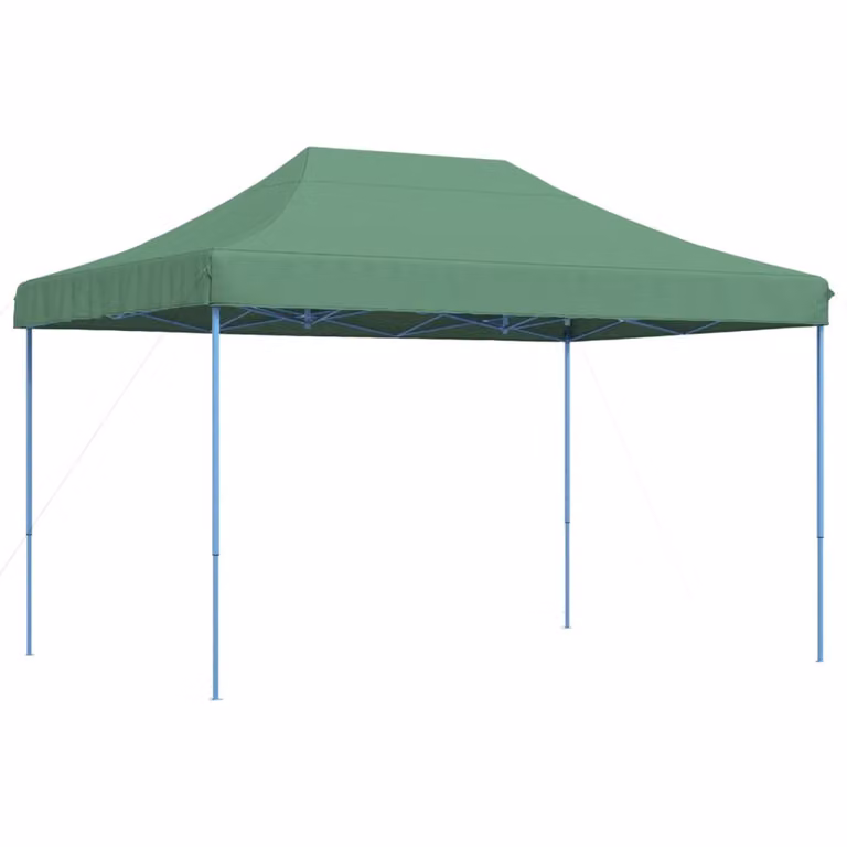 Tenda da Festa Pieghevole Pop-Up Verde 410x279x315 cm