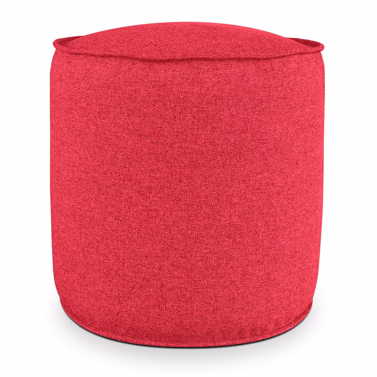 Pouf Rotondo da Interno & Esterno Piuma S Rosso