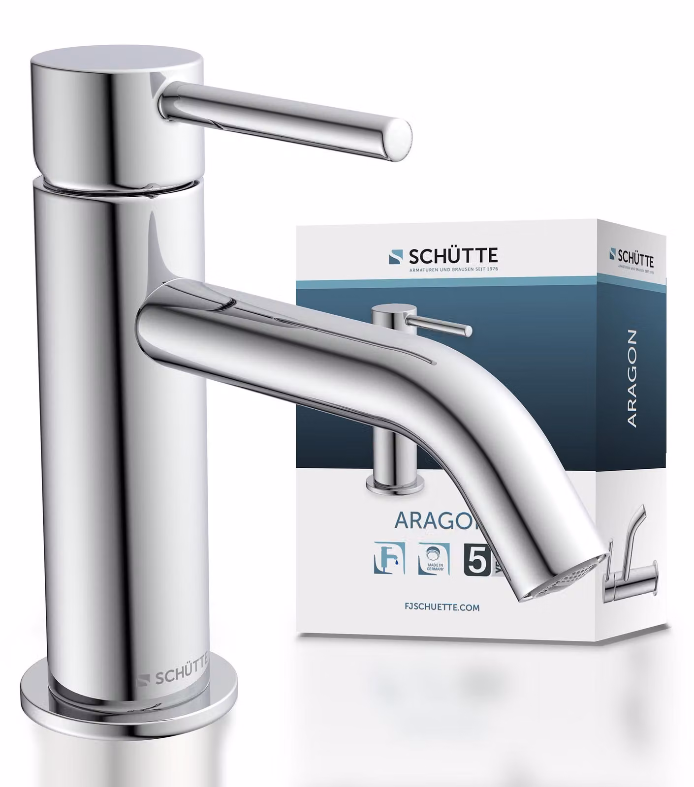 Rubinetto per acqua fredda SCHÜTTE ARAGON, rubinetto per acqua fredda, rubinetto per bagno cromato