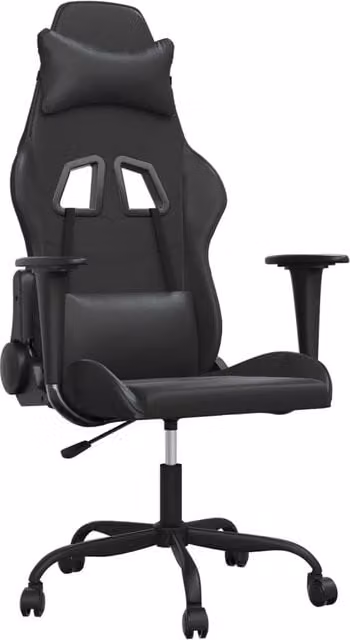 Sedia da Gaming | Sedia da e-sports Nera in Similpelle