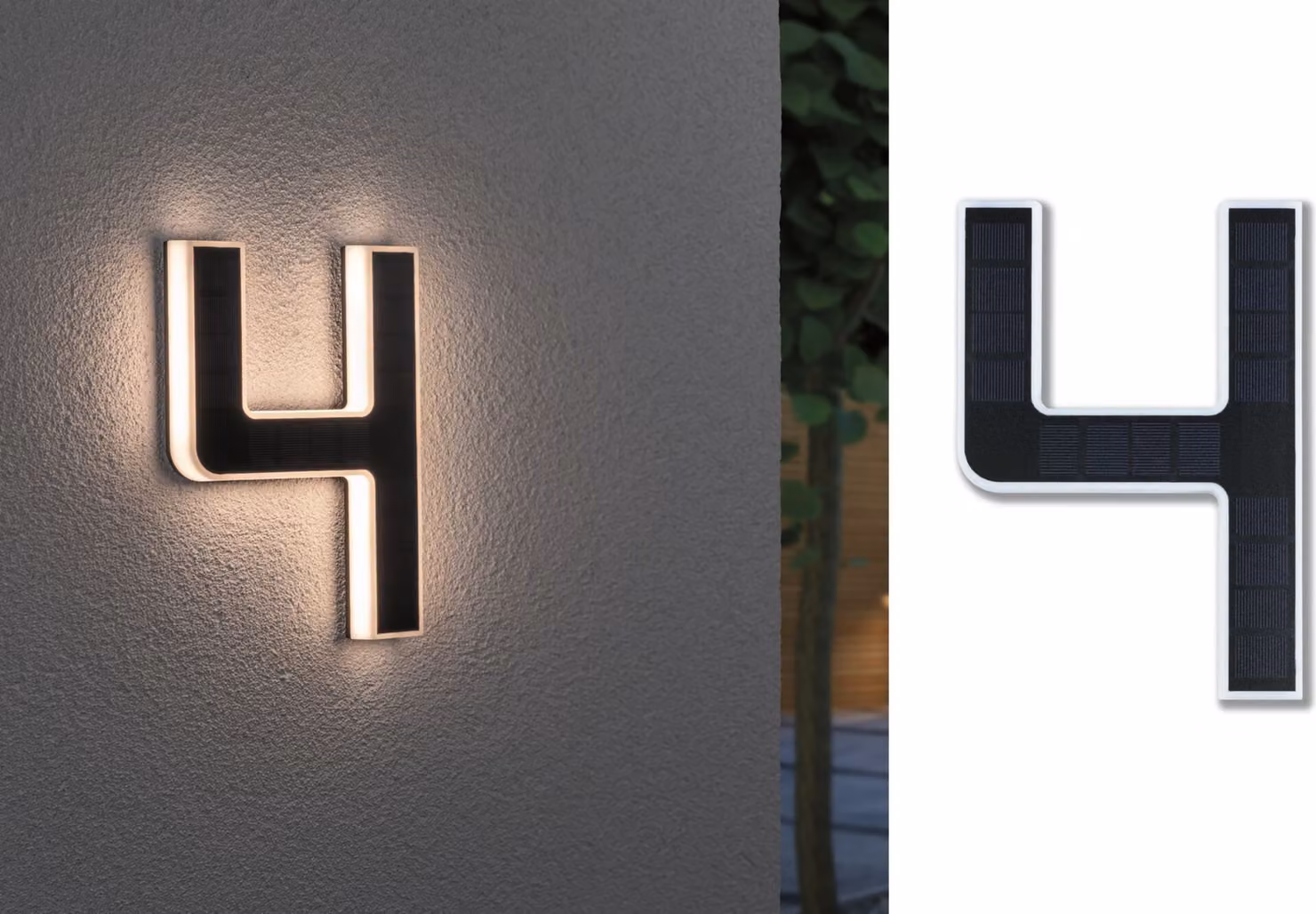 Paulmann Solar LED numero civico numero 4
