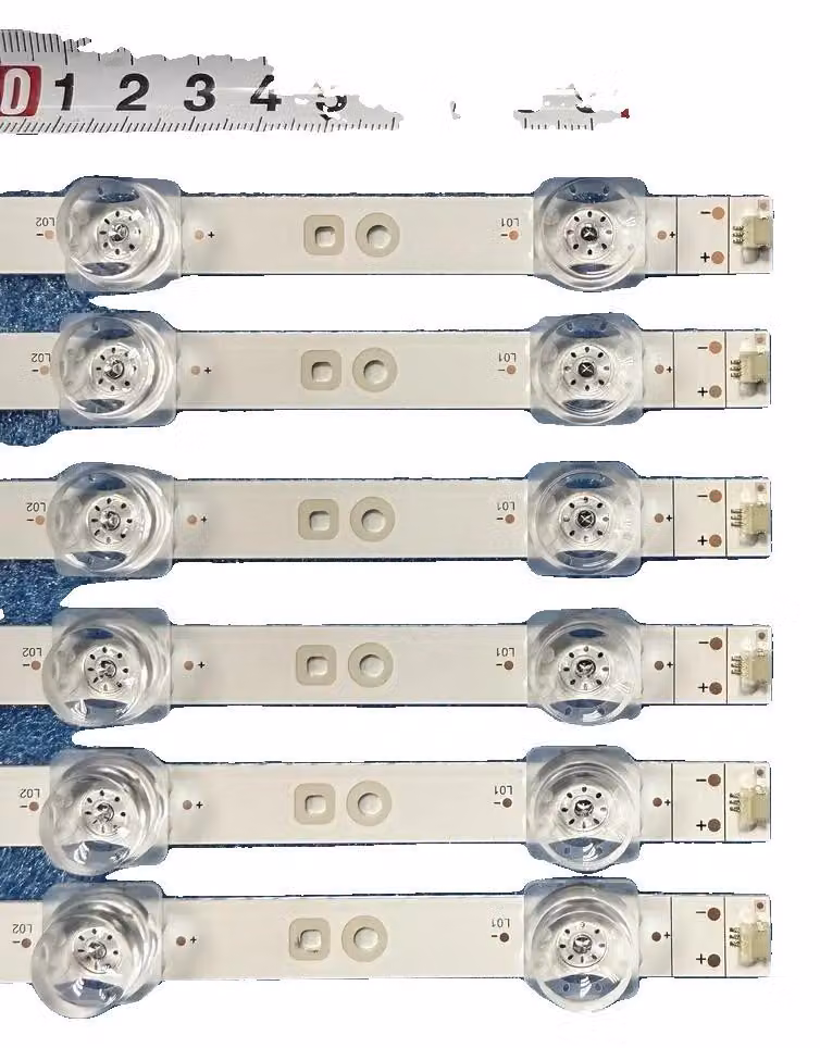 Striscia LED, 9 LED, 61,8 cm, dimmerabile, alluminio, per televisori da 65 pollici