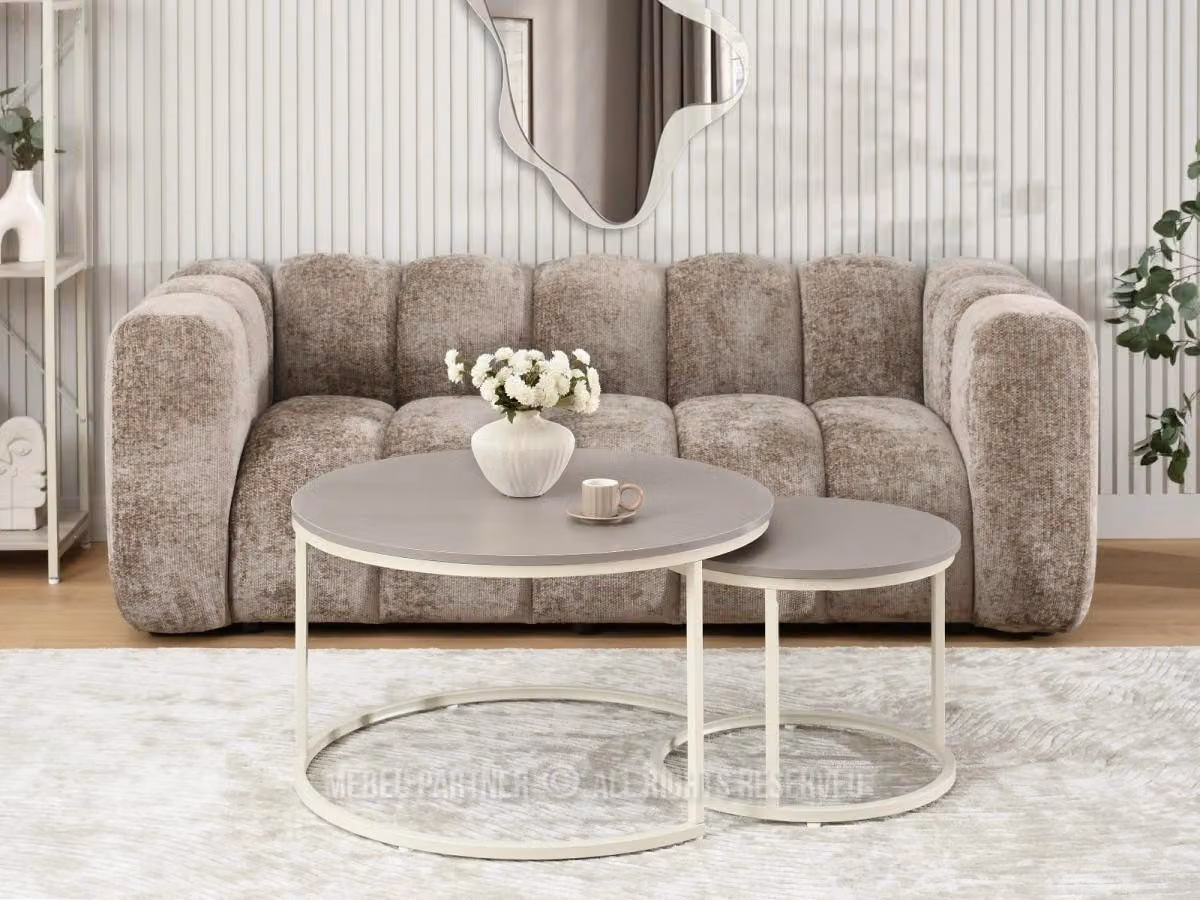 Set da tavolino JACEK - beige / crema