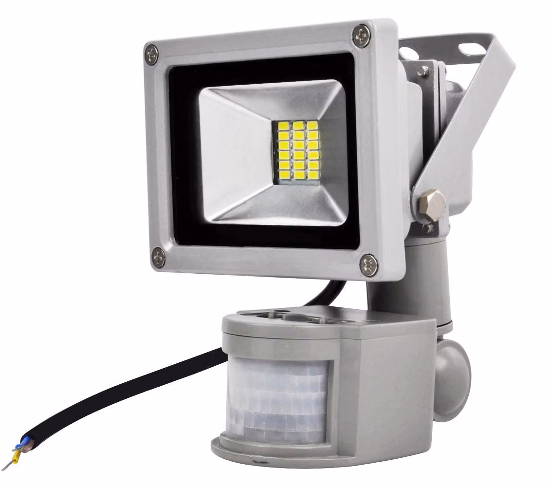 Greenmigo 20W SMD Proiettore LED con rilevatore di movimento Bianco freddo Luce bianca fredda IP65 Lampada LED impermeabile Lampadario a parete Proiettore Proiettore Ga