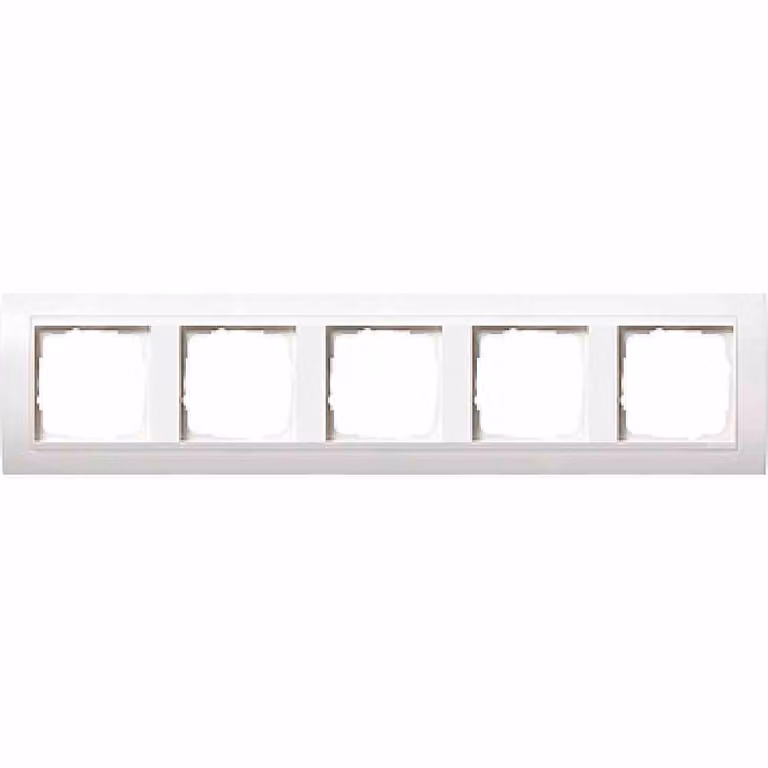Gira 0215803 Cornice di copertura 5-gang Event bianco puro/lucido bianco puro/lucido