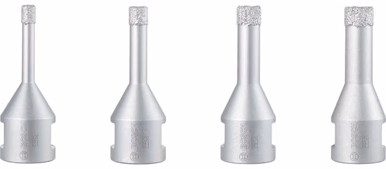 BOSCH 2607017579 BOSCH PRO Ceramic dry Bohrkronen-Set, 4-teilig