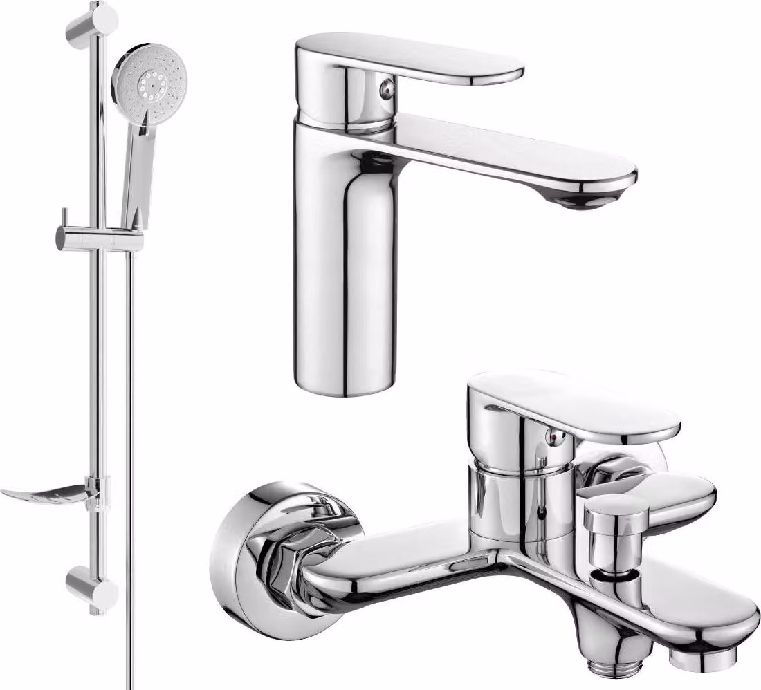 Mexen Milo DF40 set da bagno, cromo - 71303DF40-00