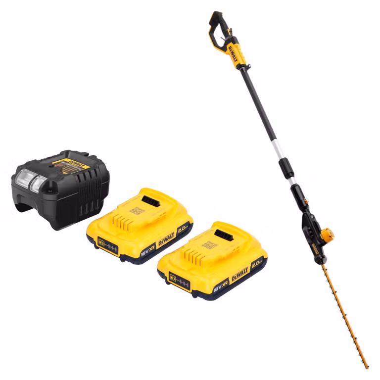 Tagliasiepi a batteria DeWalt DCMPH 566 D2 18 V 55 cm + 2x batteria ricaricabile 2,0 Ah + caricabatterie