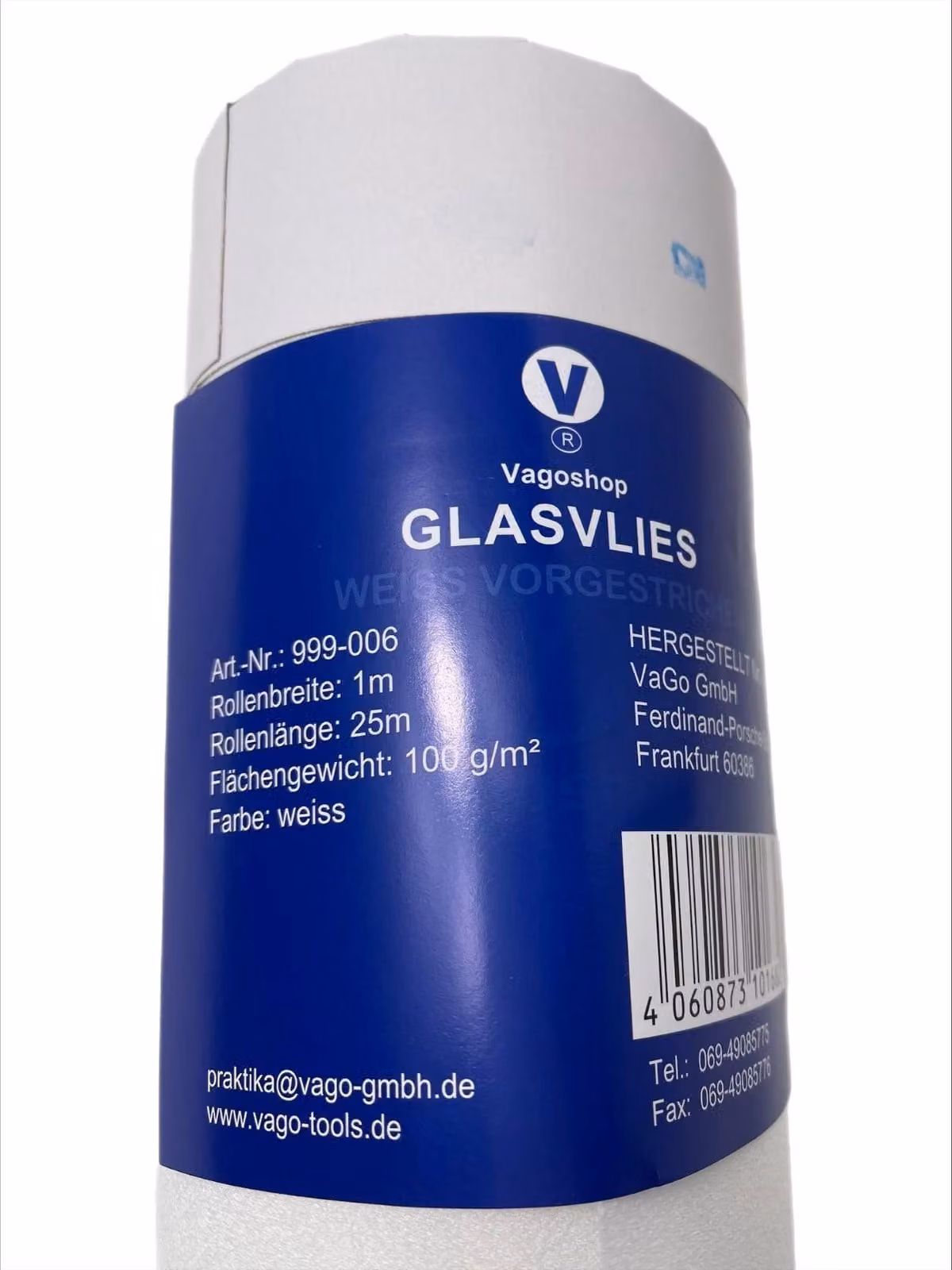 Tessuto per pittura, sottofondi per carta da parati, carta da parati, tessuto per pittura 25 m² PREVERNICIATO 100 g/m² PROFESSIONALE 2x