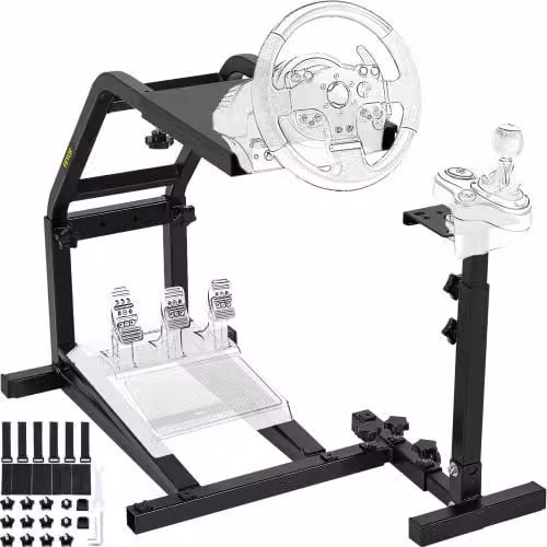Supporto per Volante VEVOR Nero per Logitech G27 G25 E G29, Compatibile con PC e PlayStation