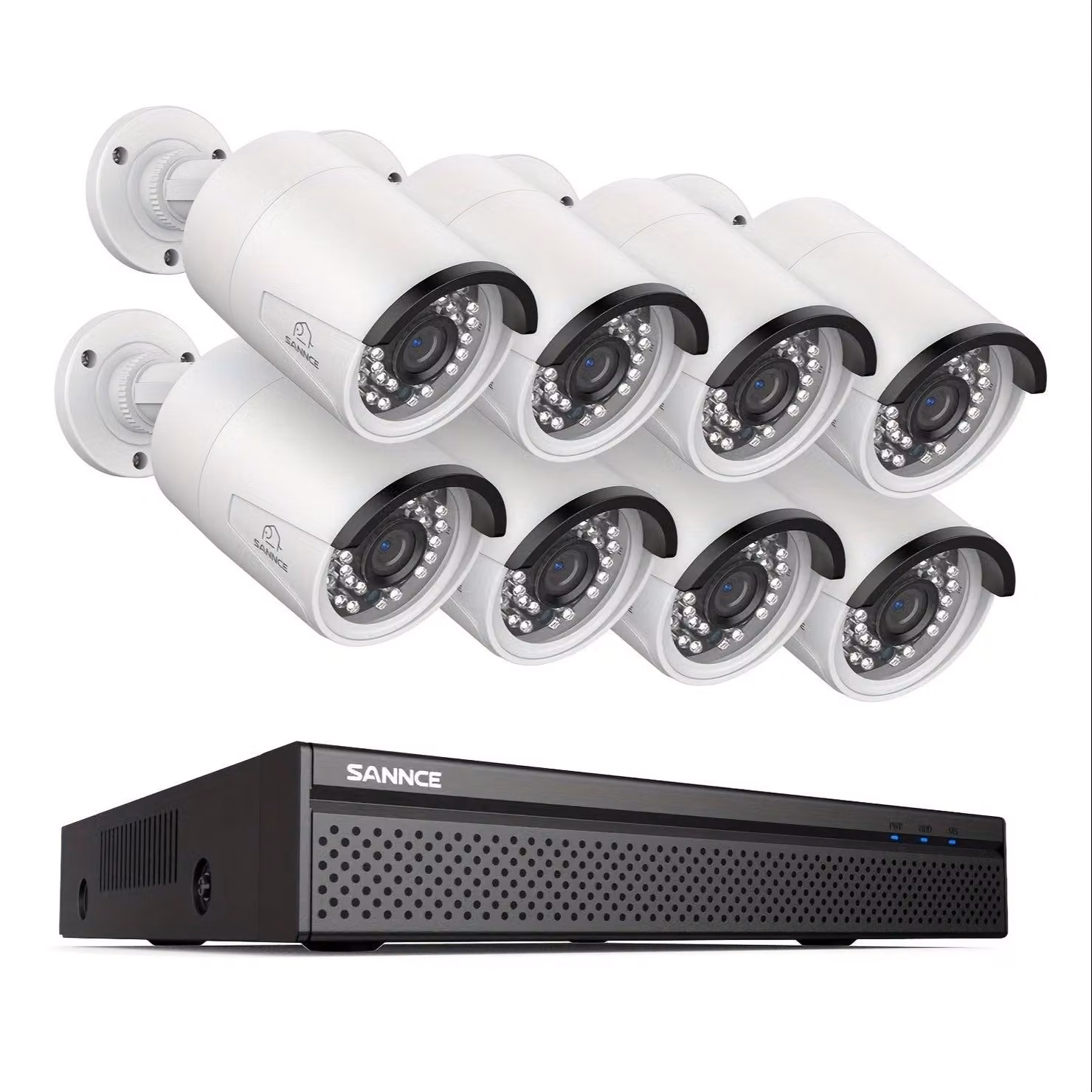 Kit di telecamere di sicurezza - Sistema di videosorveglianza - Sistema di telecamere a circuito chiuso (CCTV) - 8 telecamere PoE