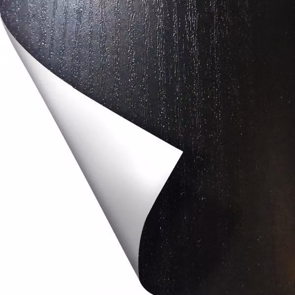 Pellicola decorativa adesiva Plastiwood Wenge Ebano, Colore Marrone e Nero, L: 122 cm, P: 1000 cm – 2