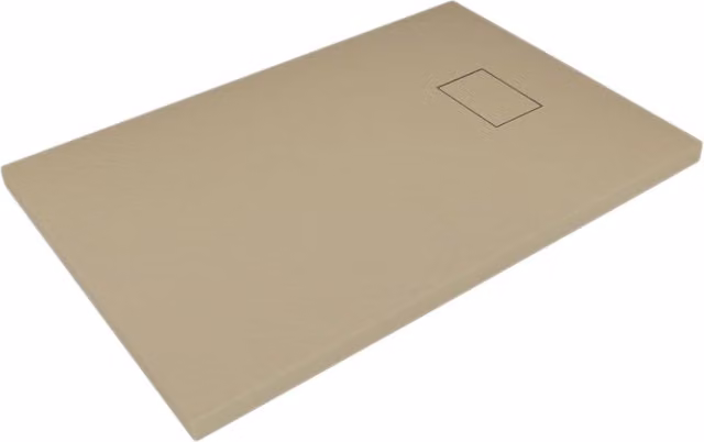 Piatto doccia rettangolare LANERI mod. Strong colore beige effetto pietra L: 180 cm, P: 90 cm, H: 2,6 cm