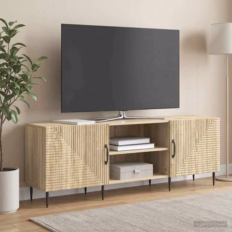 Mobile TV vidaXL in stile vintage color rovere, L 150 x P 31 x H 50 cm