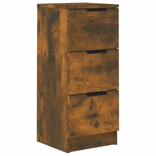 Helloshop26 Buffet bahut - Cassettiera portaoggetti per cucina, soggiorno, soggiorno, soggiorno, 30 x 30 x 70 cm, in legno di ingegneria, colore: marrone 02_0030867