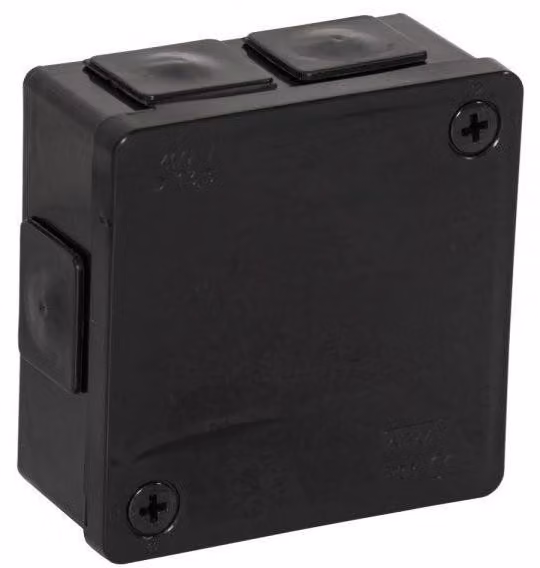 Scatola da incasso con morsetti 6 ingressi VIPLAST VP-22 NERA IP55 86x86x40mm 022-55
