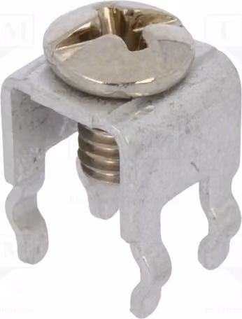 1x Connettore: Morsetto a vite 7x5mm 7797 - Connessioni a saldare per montaggio su circuito stampato, morsetto a vite
