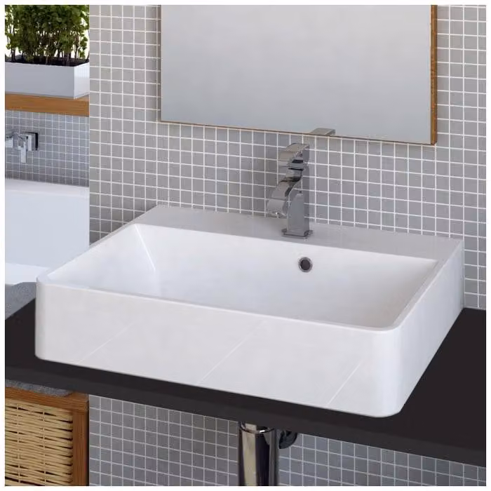 Lavabo da appoggio, modello Architekt 200, dimensioni 60 x 45 cm