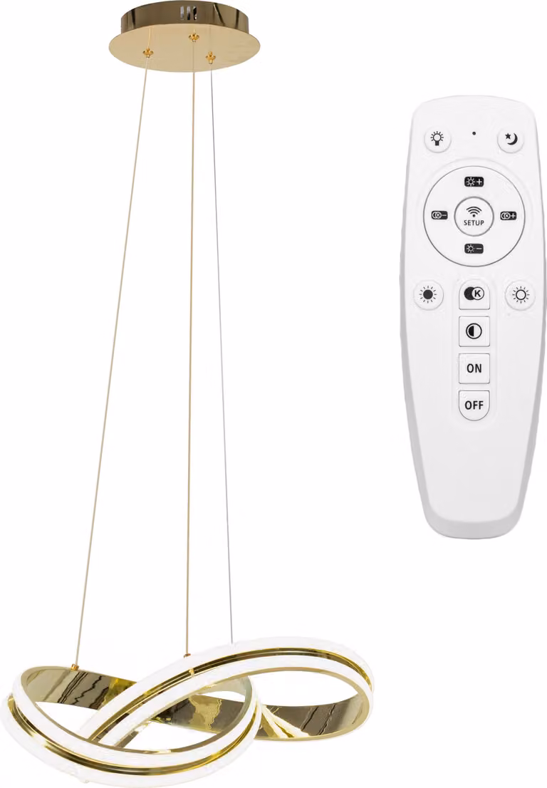 Lámpara De Techo TOOLIGHT LED APP818-CP RING Gold0