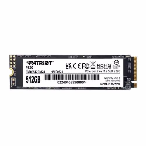 Patriot SSD P320 M.2 2280 PCIe da 512 GB Nero – 2