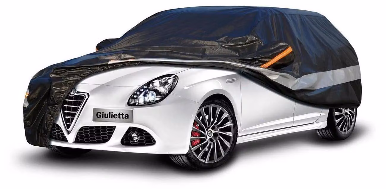 Copertura per auto, 10 strati, impermeabile, traspirante, colore nero, per Alfa Romeo Giulietta (2010-2020)