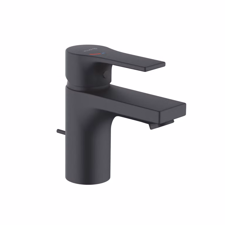 KLUDI ZENTA SL Mitigeur monocommandé pour lavabo, hauteur de bec 75mm, EcoPlus, 482633965, 482633965