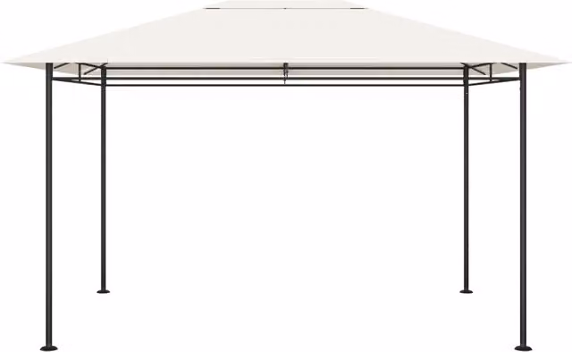 Gazebo | Pergolato 384x281x270 cm Crema 180 g/m2