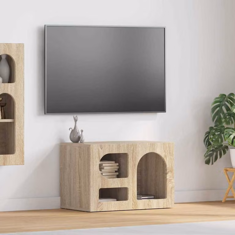 Mobile TV vidaXL ELST in Rovere Sonoma, L 60 x P 35 x H 40 cm