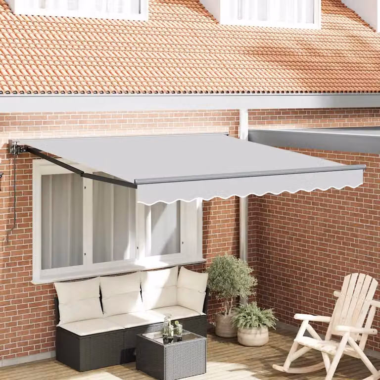 Telaio per tenda da sole elettrica vidaXL, L: 350 cm, P: 250 cm, colore Antracite