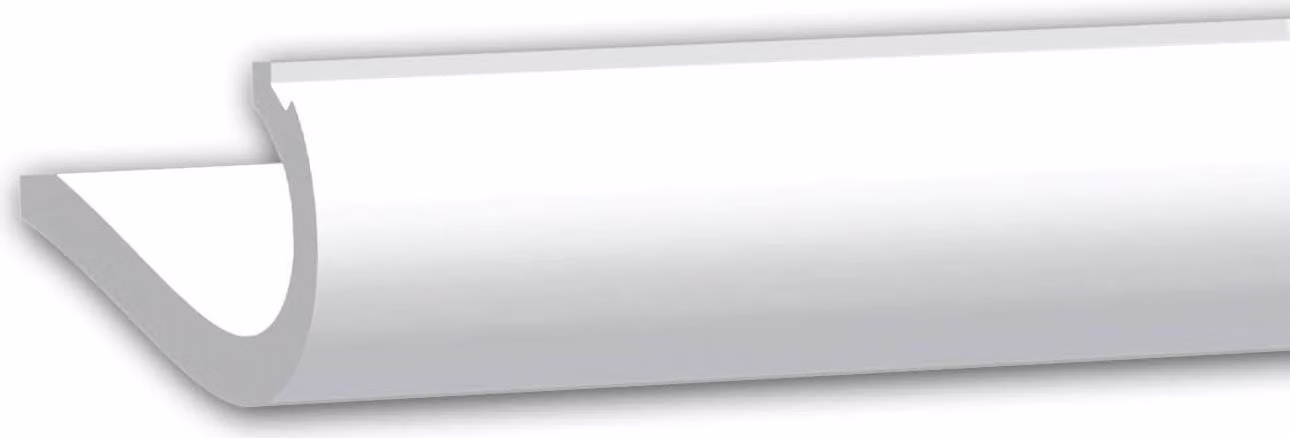 Profhome 150710 Modanatura d'angolo Modanatura del soffitto per illuminazione indiretta 2 m