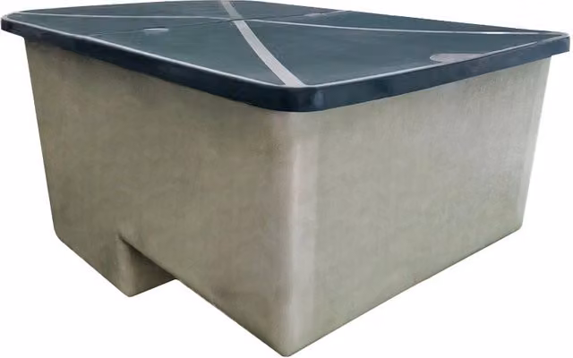 Locale tecnico preassemblato BSVILLAGE RANGER SUPERIOR grigio con filtro a sabbia da 33 m³/h in vetroresina e plastica