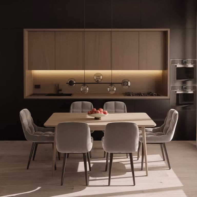 LUMIÈRE Design Lampada a Sospensione 'Livana' 5 Luci LED Vetro Opalino Lampadario Nero