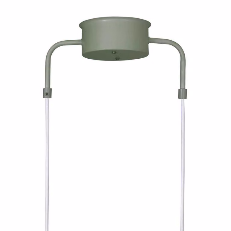 Globen Lighting Lampada a sospensione CURVE 3, dimmerabile, Verde, Soggiorno / Sala da pranzo, Metallo, Vintage, Lampada a sospensione